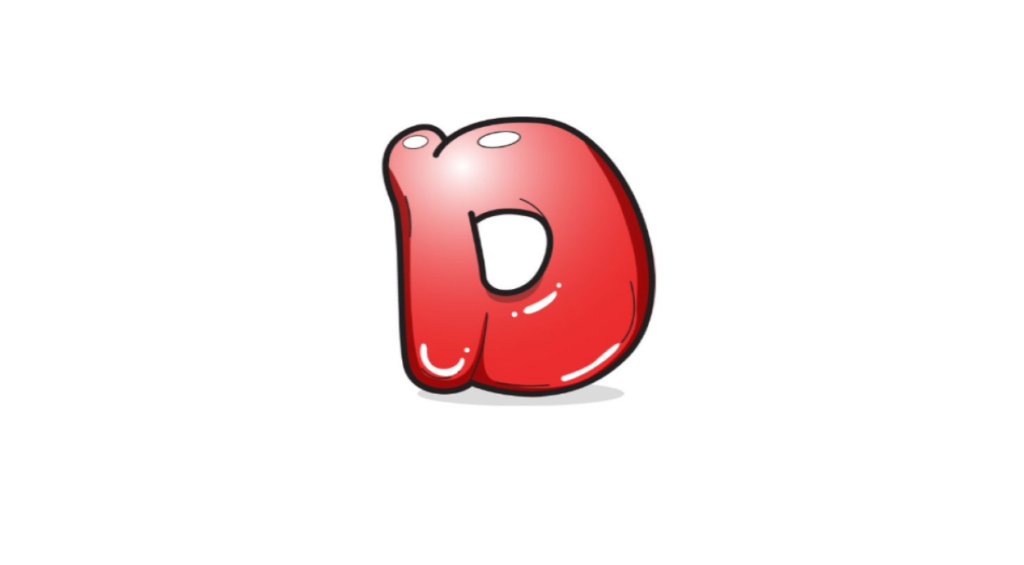 Draw A Bubble Letter D