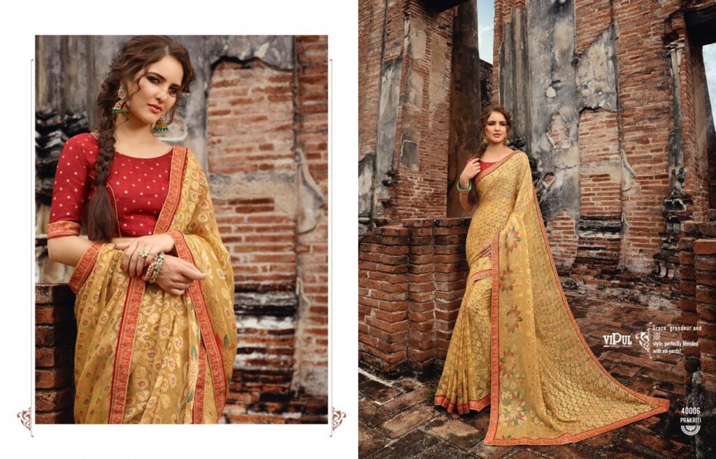 Sarees for a Glamorous traditional blend